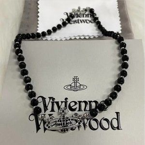 NTW ✨Vivienne Westwood✨ 3d Black Pearl Necklace